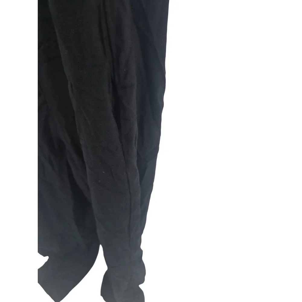 VICI Overalls Jumpsuit Womens Small Black Relaxed Fit Adjustable Straps Rayon - Picture 4 of 6